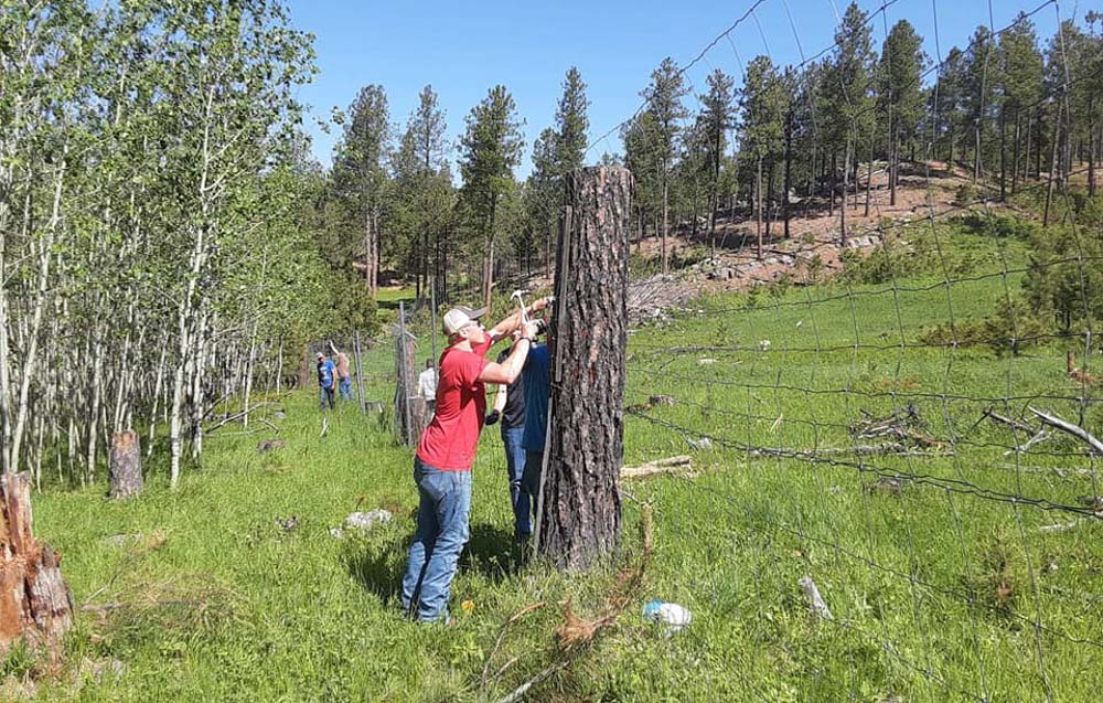 Volunteers Improve South Dakota Elk Country Rocky Mountain Elk Foundation