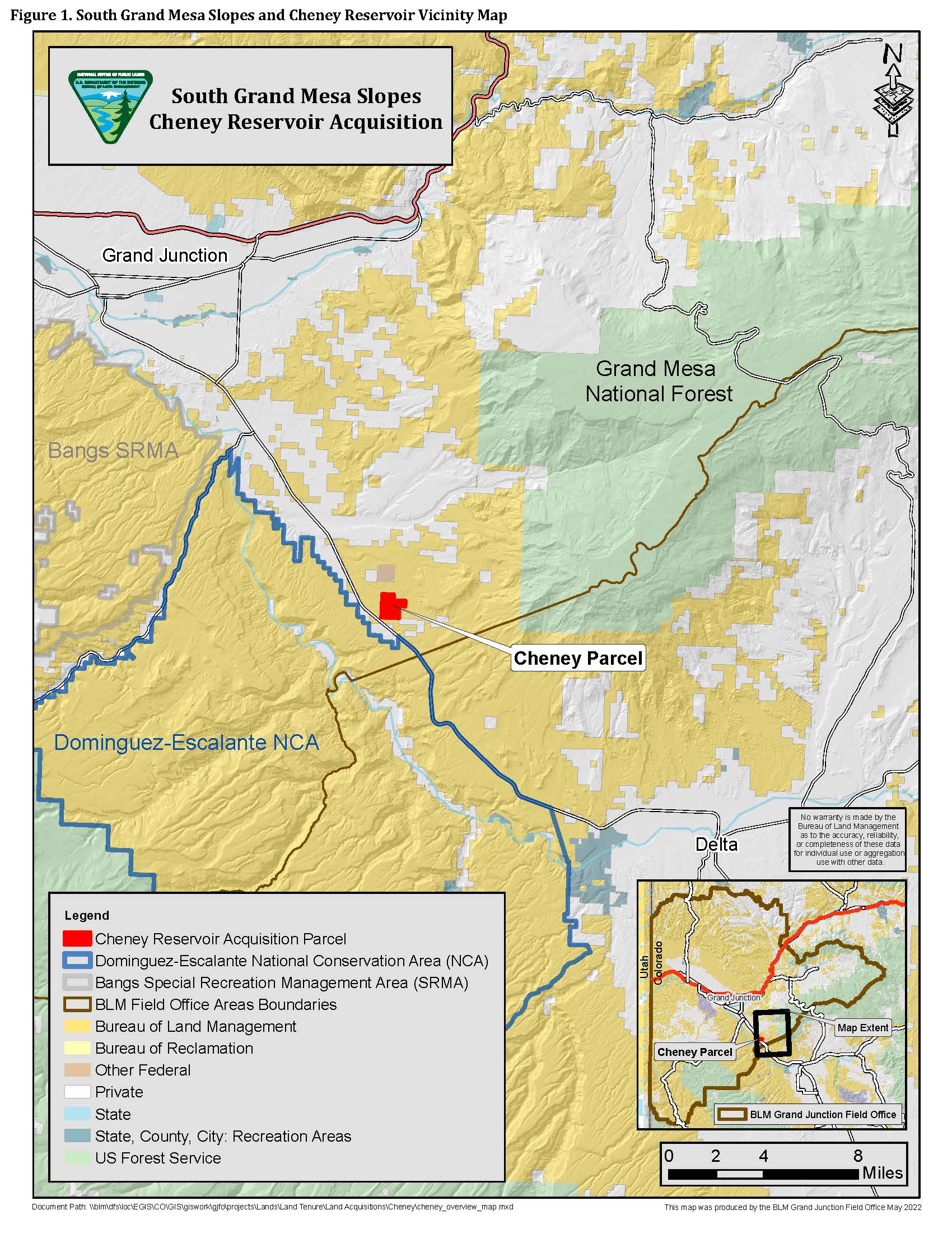 BLM RMEF Conserve and Open Public - Blm Map 