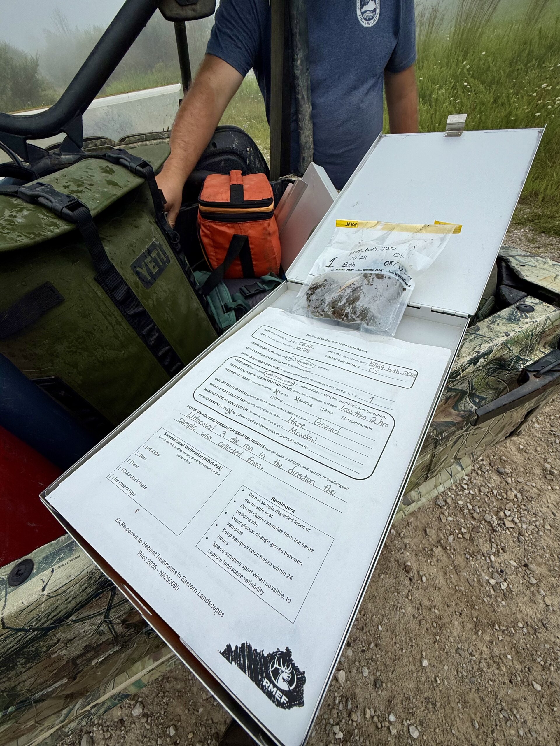 RMEF research on Kentucky elk nutrition