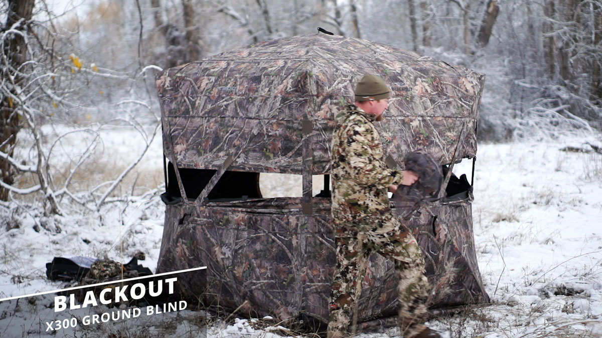 Gear 101 Cabela's Blackout X300 Ground Blind Rocky Mountain Elk Foundation
