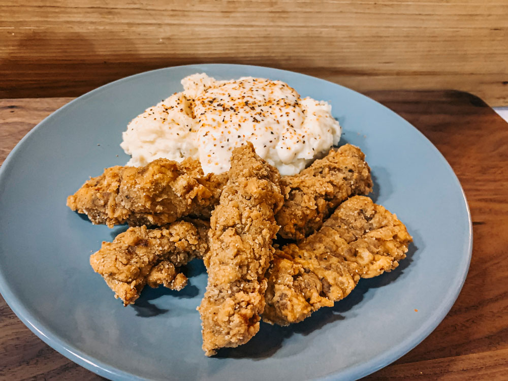 Chicken Fried Venison with Smashed Potatoes & Gravy Rocky Mountain